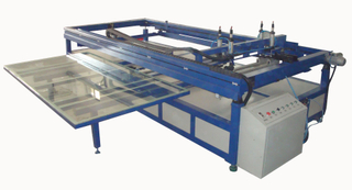 Stainless steel sheet screen printing machine