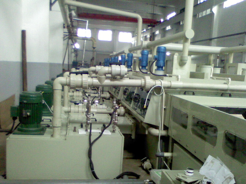 Etching machine for stainless steel sheet or press plate