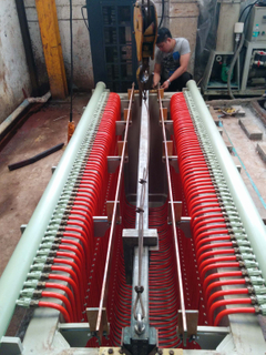  Electrical polishing machine for stainless steel press plate